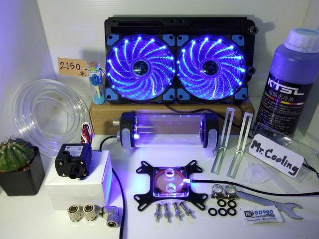 ชุดน้ำCPU ระบบเปิด 2ตอน ครบชุด/CPU Water Cooling Set *รุ่นNormal Grade (สีฟ้า), ชุดน้ำระบบเปิด, Computer Water Cooling, ชุดน้ำ, ระบายความร้อนด้วยน้ำ