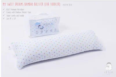 Iflin Baby - My Sweet Dreams Bamboo Bolster (for Toddlers 1.5 years old and above)
