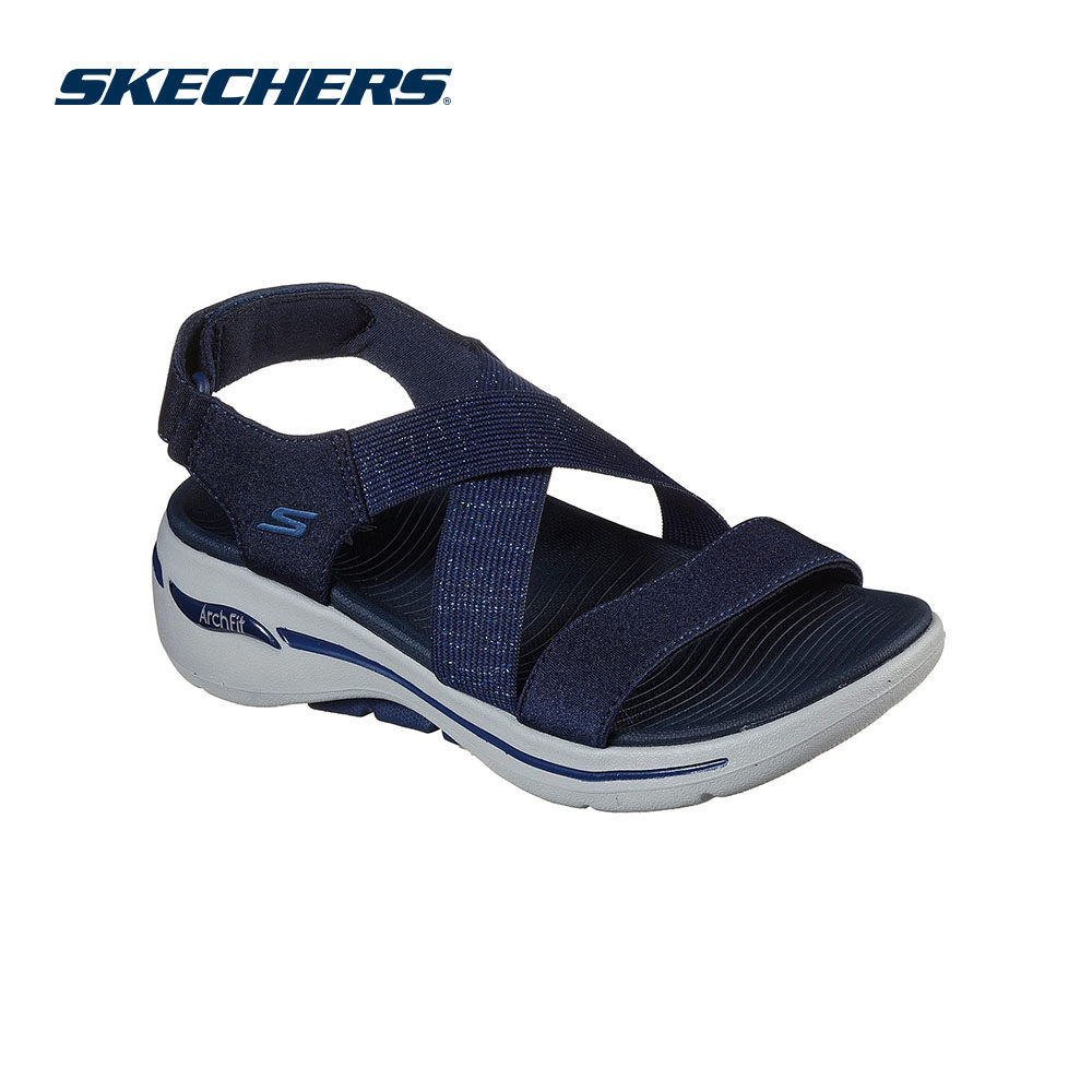 Skechers สเก็ตเชอร์ส รองเท้าแตะ ผู้หญิง GOwalk Arch Fit On-The-Go Sandals Shoes - 140226-NVY