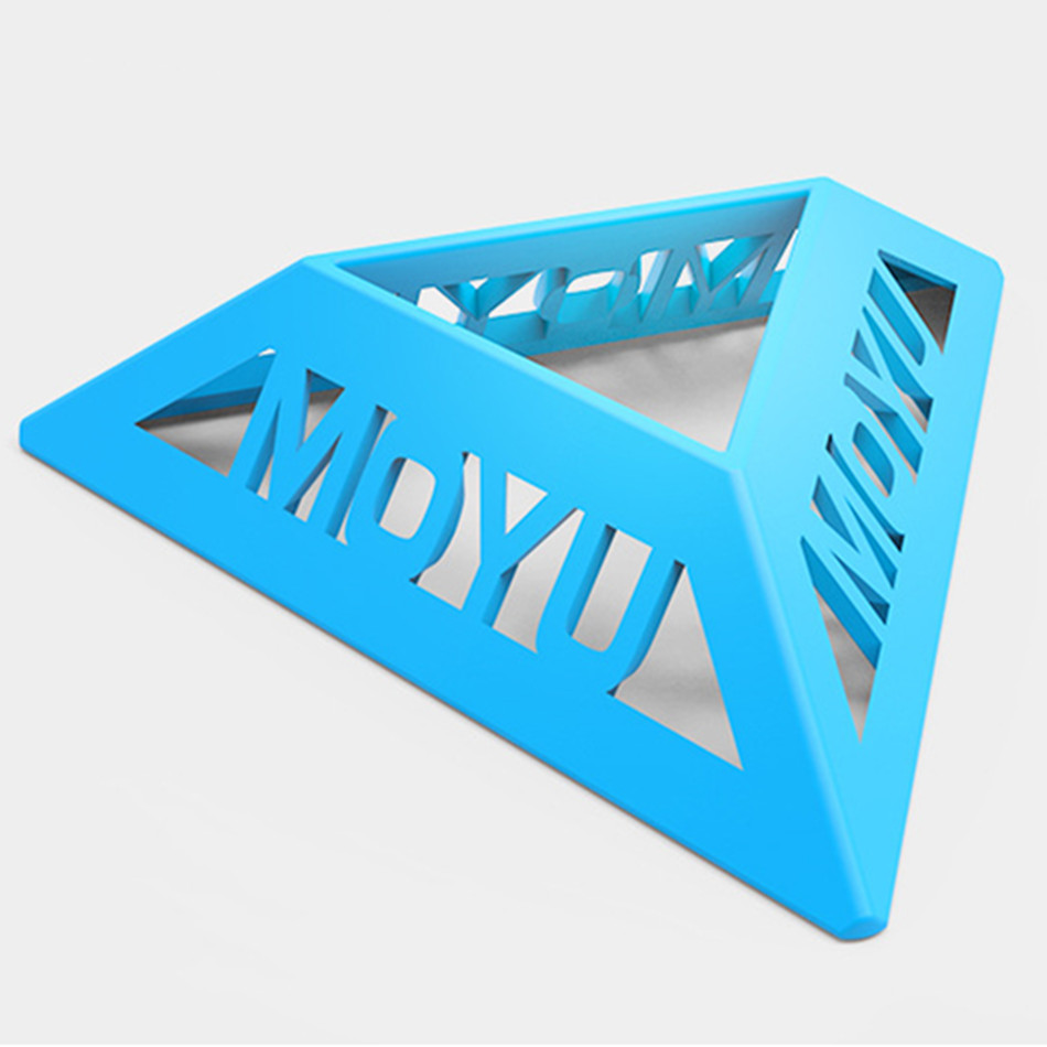 Moyu Original 2x2 3x3 4x4 Cube Stand Speed Magic Speed Cube ลูกบาศก์พลาสติกผู้ถือฐานของเล่นเพื่อการเรียนรู้เพื่อการศึกษา(Random color)