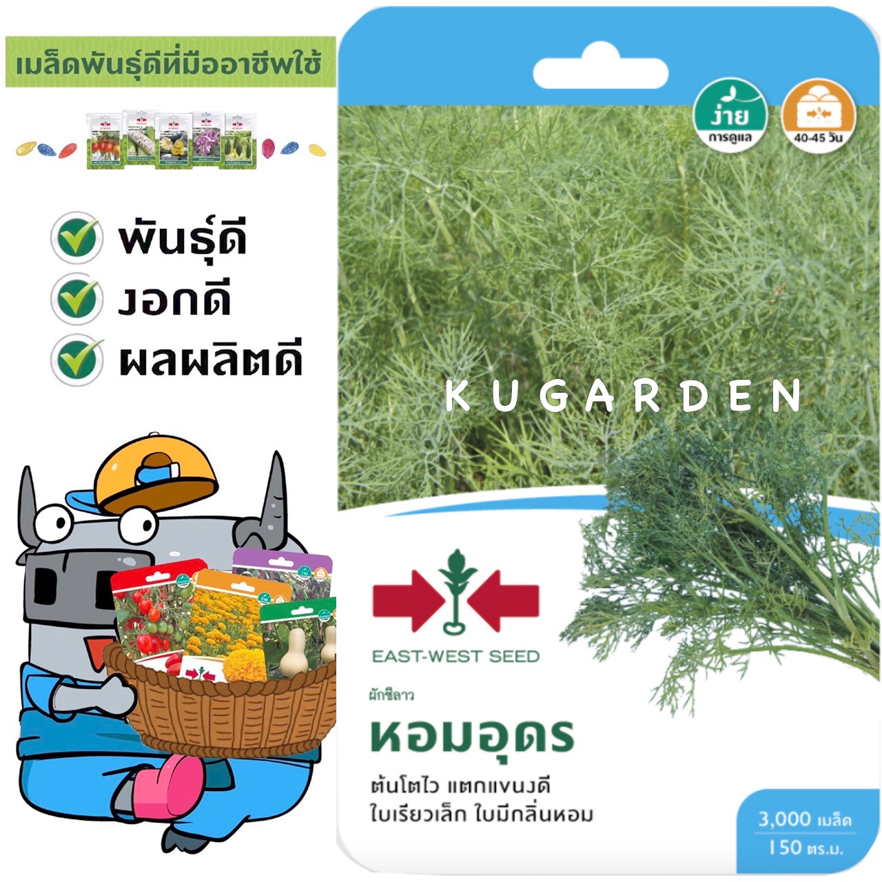 SORNDAENG 🇹🇭 ผักซอง ศรแดง S098# ผักชีลาว หอมอุดร เมล็ดพันธุ์ ผักชี เมล็ดพันธุ์ลูกผสม เมล็ดพันธุ์ผัก ผักสวนครัว ผักศรแดง