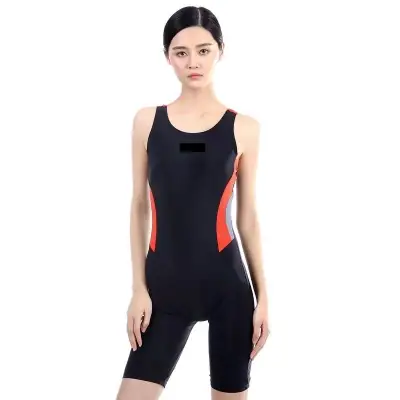 ผู้หญิงชุดว่ายน้ำสตรีกีฬาชุดว่ายน้ำแข่งขัน Bodysuit 370# (1)
