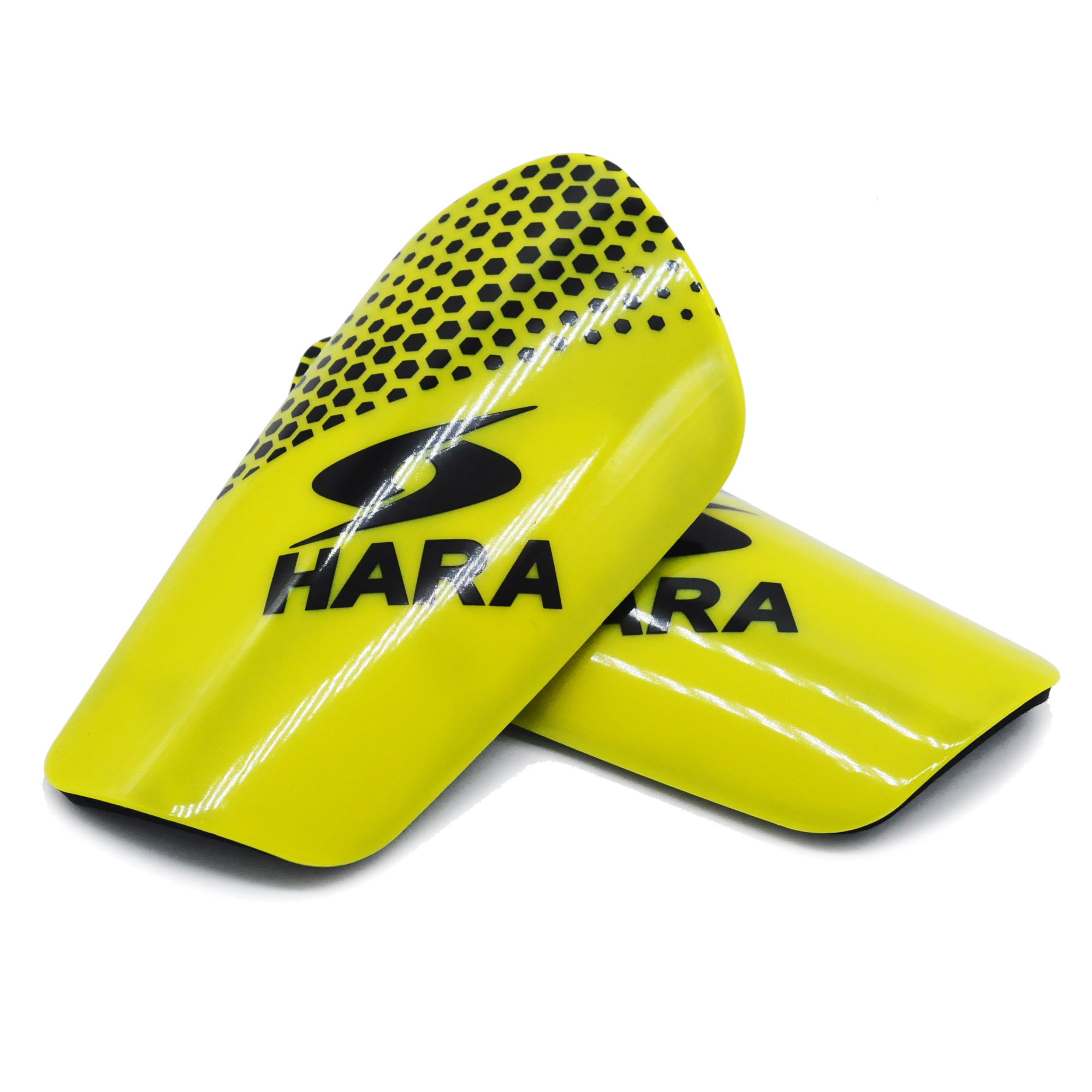 HARA Sports สนับแข้งฟุตบอล สำหรับเด็กและผู้ใหญ่ สีเหลือง