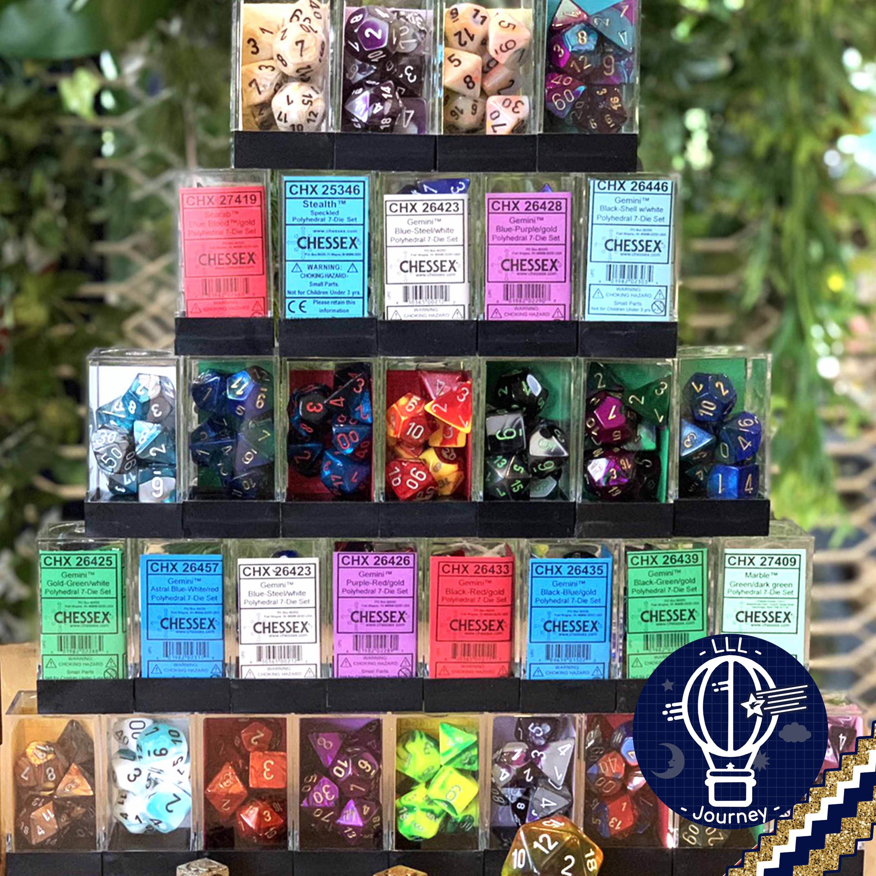 Chessex RPG Dice Polyhedral 7-Die Set ลูกเต๋าเซ็ต 7 ลูก [Accessory for Boardgame]