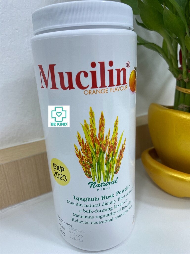 MUCILIN  ประปุก 400 กรัมพร้อมส่ง/ มิวซิลิน ผงไฟเบอร์ธรรมชาติรสส้ม สำหรับผู้ที่มีอาการท้องผูก
