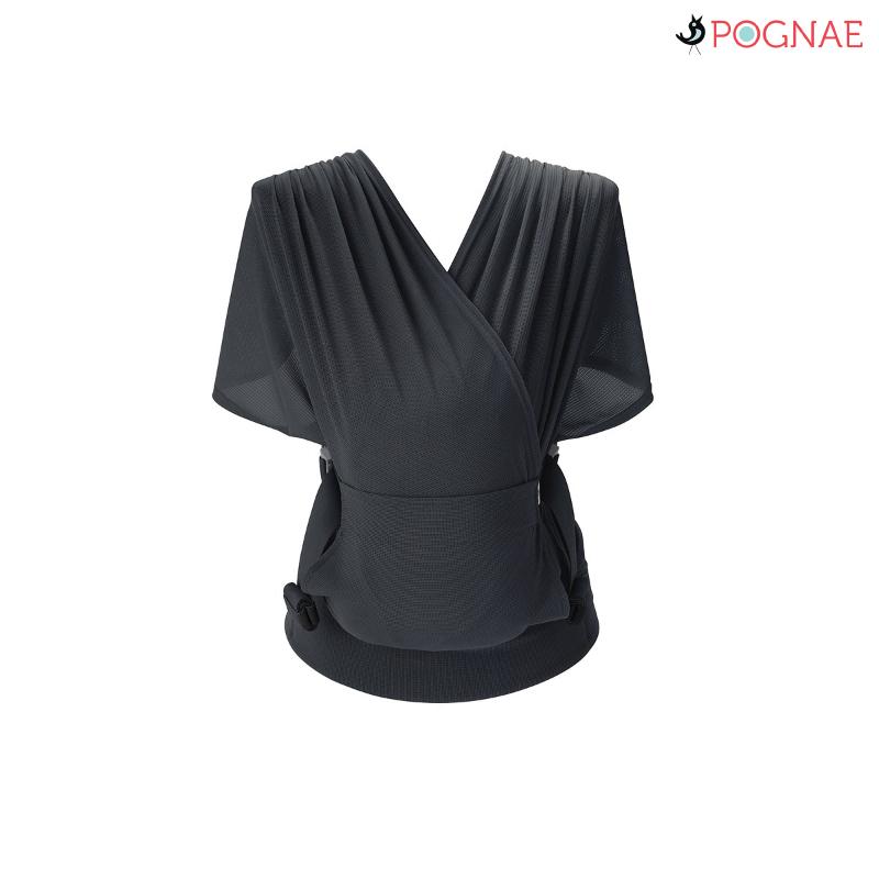 ผ้าอุ้มเด็กกันเเดดได้ Pognae Step One UV Air - Dark Charcoal