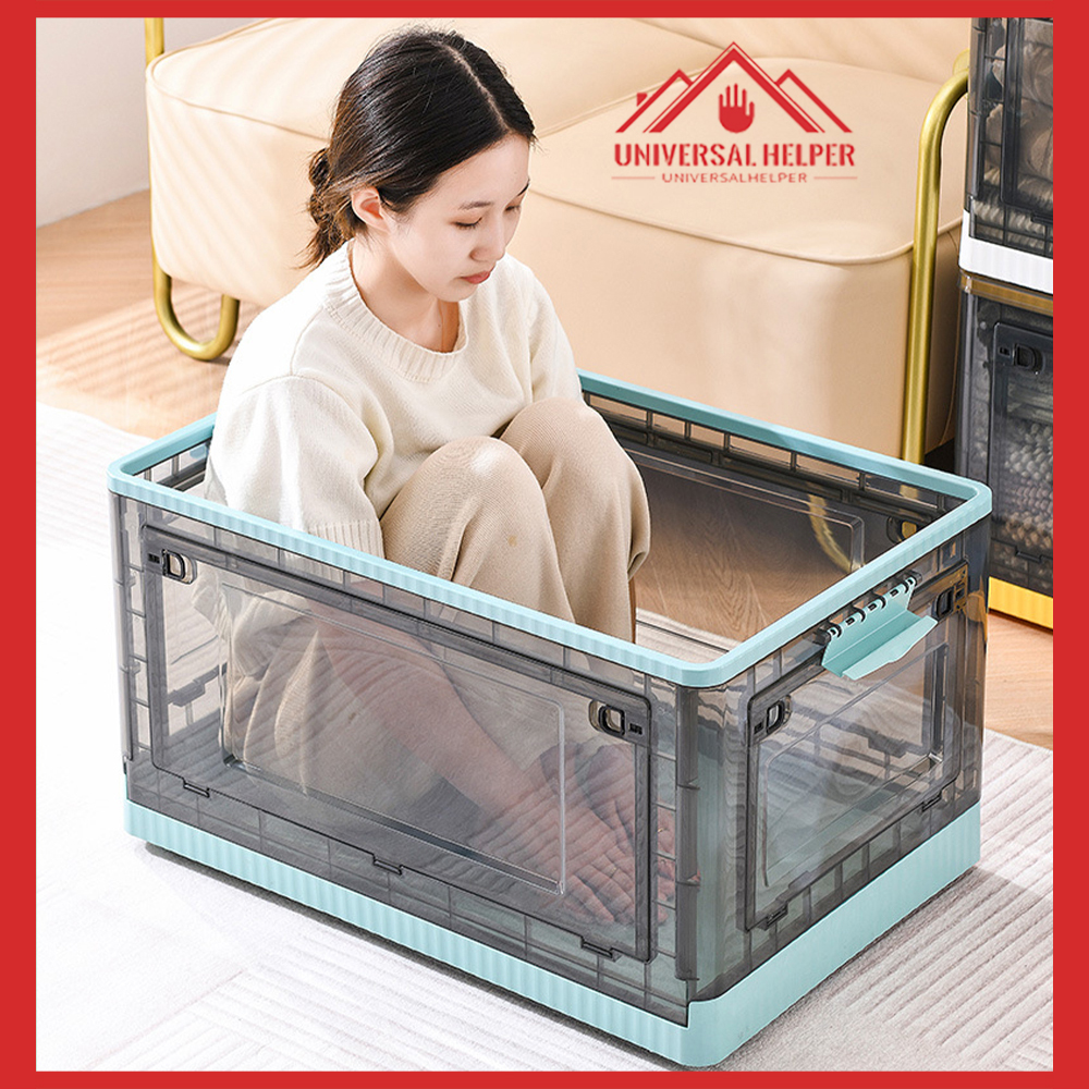 1PCS 4/5 Grid Fishing Tackle Box Plastic Storage Organizer Box with  Dividers Clear Plastic Tackle Trays Fishing Tackle Accessory Box Organizer