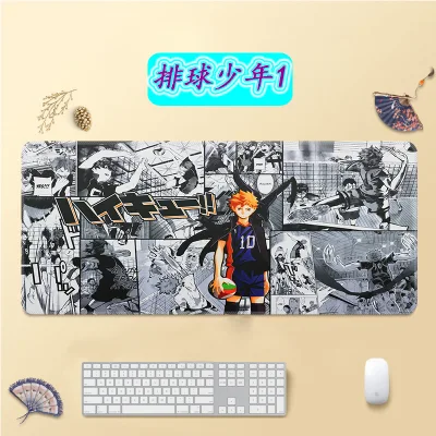 haikyuu pad mouse pad mouse pad (high 30 cm x long 80 cm x thick 3 mm)🇨🇳