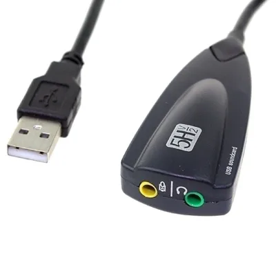 Steel Sound USB 2.0/5Hv2 Virtual 7.1 Channel Sound Card