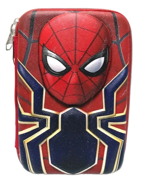 Spider  Man  กระเป๋าดินสอ ปากกา  กล่องดินสอ ปากกา  3D  สวยงาม น่าใช้งาน  ขนาด 20 x 13 x 4 cm  ด้านใน ช่องซิป   ช่องเสียบปากกา 6 ช่อง  งาน 3D  นูน    งานสวยจริง  มีบริการเก็บเงินปลายทาง  ฺby  PMY SHOP