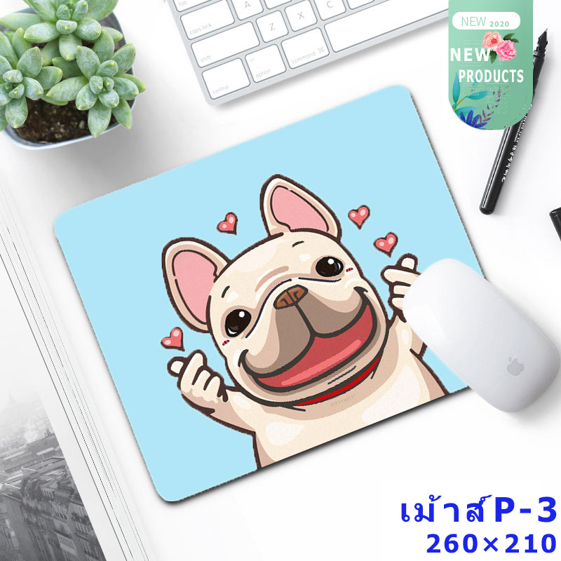 แผ่นรองเม้าส์ 260x210x2 มม. แผ่นรองเม้าส์ลายการ์ตูน Mouse Pad แผ่นรองเมาส์ ที่รองเมาส์