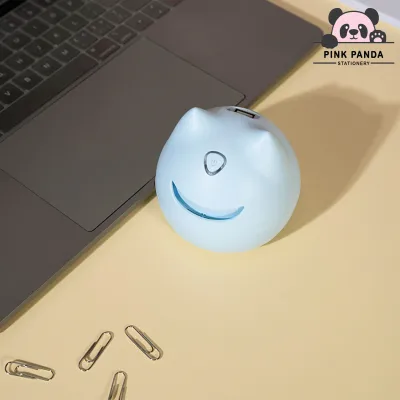 【Pink Panda Stationery】Mini cute pet Desktop Vacuum Cleaner Handheld USB Rechargeable Portable Mini Vacuum Cleaner small usb charging luminous desktop vacuum cleaner (2)