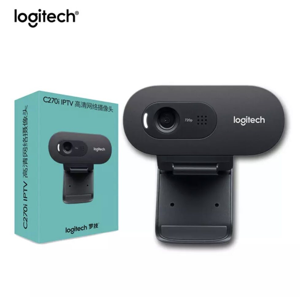 พร้อมส่ง Logitech C270i  IPTV HD เว็บแคมไมโครโฟนในตัว USB2.0 มินิคอมพิวเตอร์สำหรับ PC แล็ปท็อปวิดีโอโทร