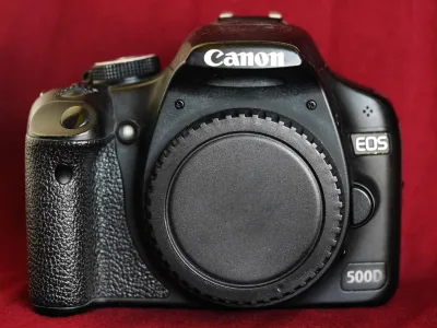 Canon EOS 500D DSLR Black Body, Rebel T1i, Kiss X3
