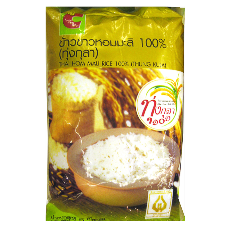 [HOT SALE!] ทุ่งกุลา 101 ข้าวขาวหอมมะลิ 100% 5 กก. | ทุ่งกุลา  ราคาถูก