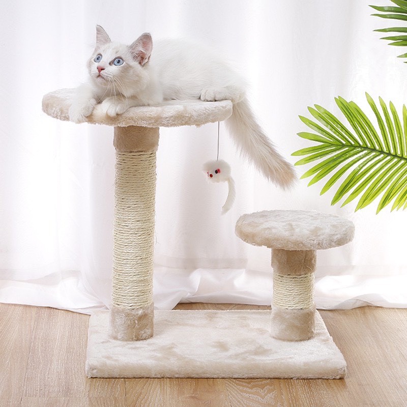 P131 ‼️พร้อมส่ง‼️คอนโดแมว ลับเล็บแมว บ้านแมว สูง40cm สินค้าดี ราคถูกจัดส่งในประเทษไทย