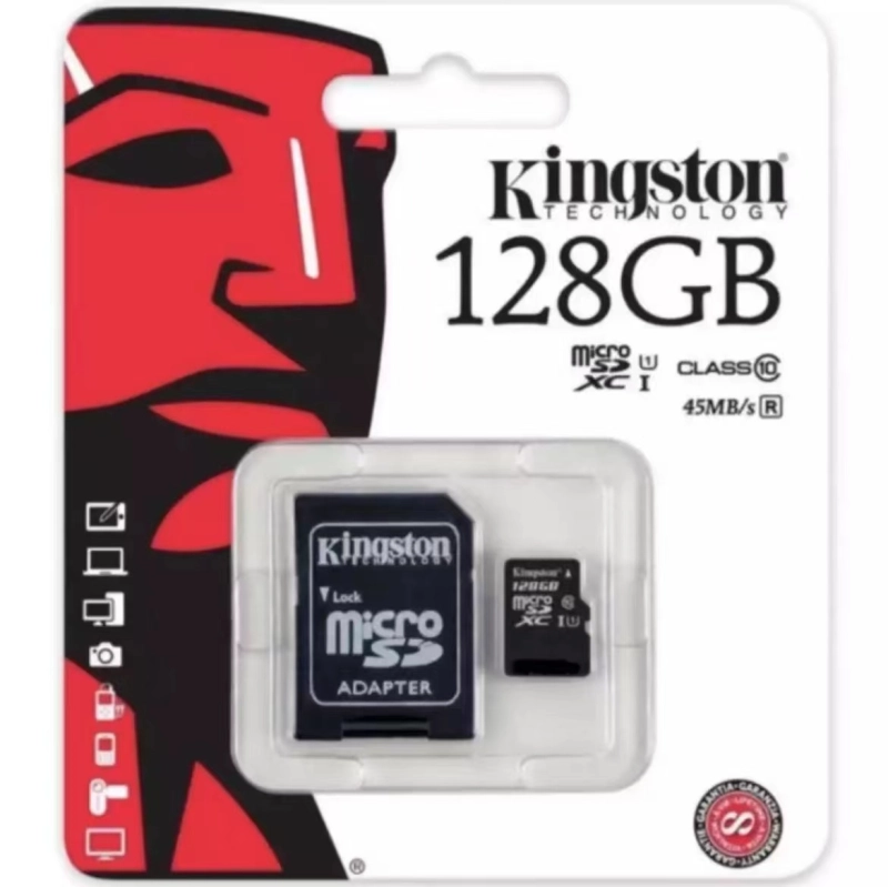 ภาพหน้าปกสินค้าKingston Memory Card Micro SD SDHC 128 GB Class 10 คิงส์ตัน เมมโมรี่การ์ด 128 GB Kingston