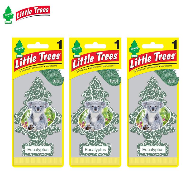 Little Trees® แผ่นน้ำหอมปรับอากาศ รูปต้นไม้ กลิ่น Eucalyptus จำนวน 3 ชิ้น / Mac Modern