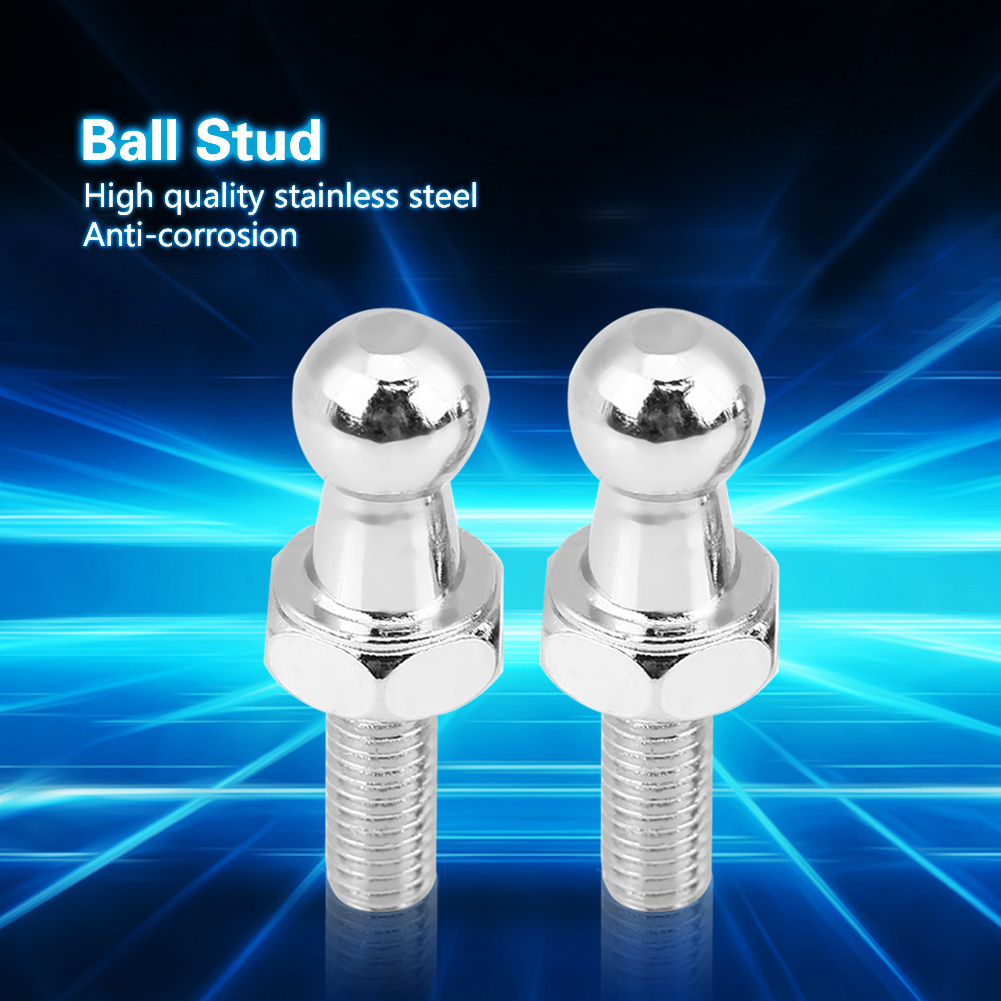 【ราคาถูกสุด】2 ชิ้นรถสแตนเลส Ball สลักเกลียวไม่มีหัว M6 สำหรับแก๊ส Struts หัวบอล Ball Stud, Ball Stud Bolt, Ball Bolt, Ball Stud Bolt M8, Ball Stud Bolt M6 for Gas