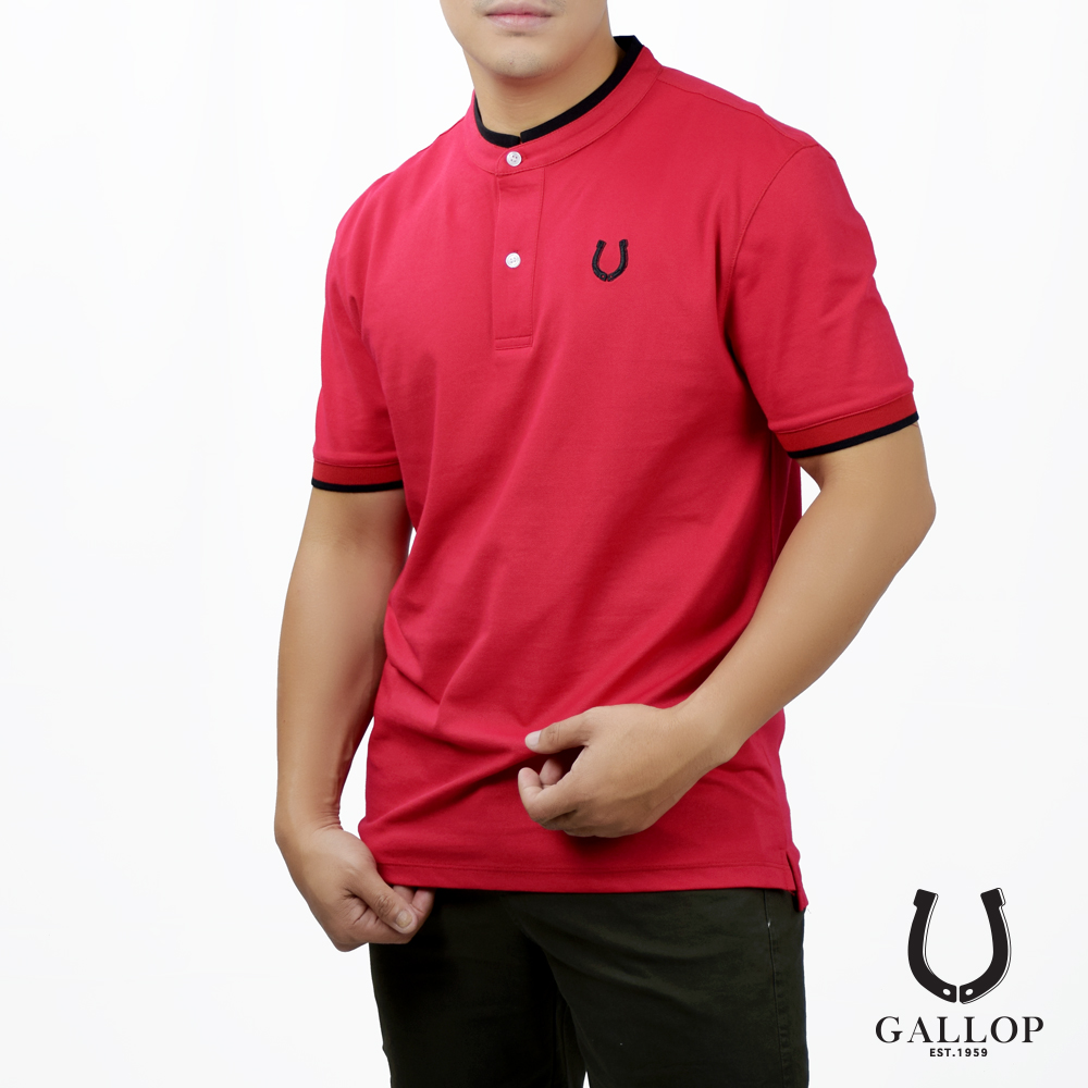 GALLOP : Mandarin Collar Tee เสื้อยืดคอจีน รุ่น GP9031 มี 3 สี ราคา 1290.-