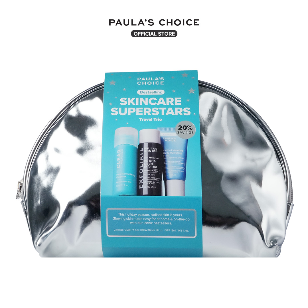 Paula's Choice Skincare Superstars Travel Trio ราคา 1,395 บาท*ส่งฟรี