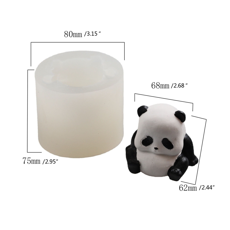 ไม่ติดง่ายที่วางจำหน่าย3D น่ารักแพนด้ารูปซิลิโคนแม่พิมพ์เทียนทำเครื่องมือสำหรับงานแต่งงานวาเลนไทน์ตกแต่งเครื่องมืองานฝีมือ ราคา 781 บาท*ส่งฟรี