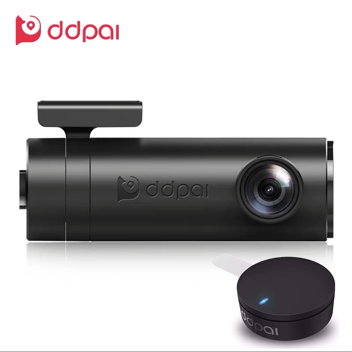 [ประกัน 1 ปี] กล้องติดรถยนต์ DDPai Mini มีรีโมท Dash Cam 1080 มุมมองภาพ140องศา  G-Sensor บันทึกและจัดเก็บวิดีโอโดยอัตโนมัติ WDR