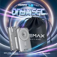 【 New CCC Certified 】REMAX Wireless Power Bank 10000mAh RPP-678(N) - พาวเวอร์แบงค์ ชาร์จไร้สาย มีสายในตัว ชาร์จเร็ว  20W