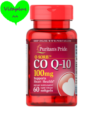 Puritan's Pride Q-SORB™ Co Q-10 100 mg / 60 Rapid Release Softgels