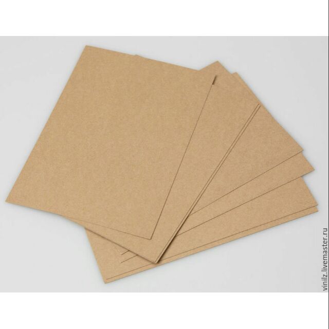 กระดาษน้ำตาล รักษ์โลก A4 แพ็คใหญ่ หนา80-420แกรม Brown Paper