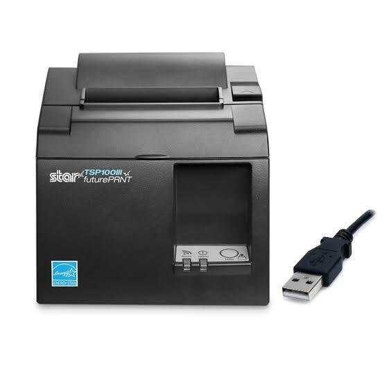 Star Micronics เครื่องพิมพ์กระดาษความร้อน รุ่น TSP143III USB (Black) - ใช้กับ Wongnai POS ต่อตรงกับ Lightning port กับ iPad ได้