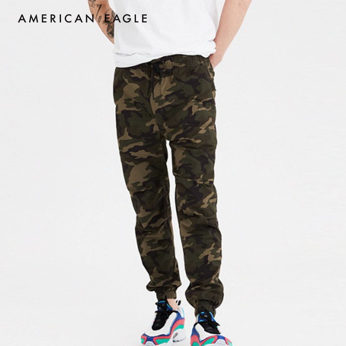 American Eagle Ne(X)t Level Khaki Jogger กางเกง ขายาว ผู้ชาย จ๊อกเกอร์(012-4168-329)