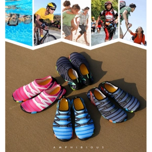 สินค้า รองเท้าดำน้ำ Quick - drying รองเท้าเดินชายหาด รองเท้าว่ายน้ำ นำ้หนักเบา ลุยน้ำได้สบาย แห้งเร็ว จำนวน 1 คู่