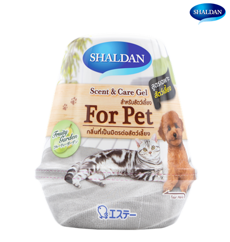 SHALDAN Scent & Care Gel สำหรับสัตว์เลี้ยง (180กรัม) ราคา 79 บาท*ส่งฟรี