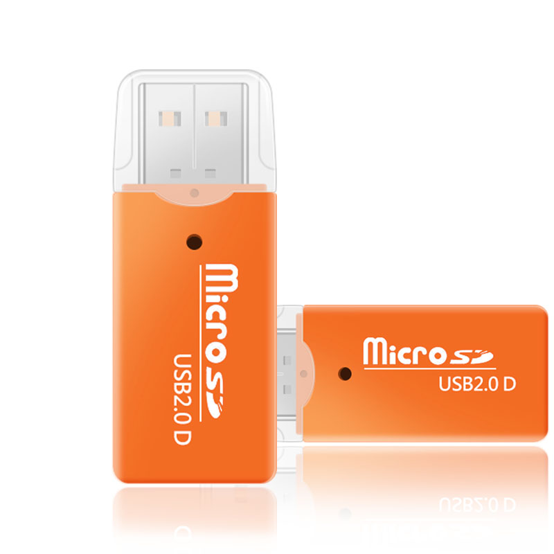 แบบพกพา USB 2.0 Card Reader USB TF Micro SD OTG อะแดปเตอร์เครื่องอ่านการ์ดหน่วยความจำสำหรับ Samsung Macbook Huawei LeTV