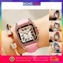 ภาพย่อรูปภาพสินค้าแรกของRiches Mall RW111 นาฬิกาข้อมือผู้หญิง นาฬิกา วินเทจ นาฬิกาผู้ชาย นาฬิกาข้อมือ นาฬิกาแฟชั่น Watch นาฬิกาสายหนัง พร้อมส่ง