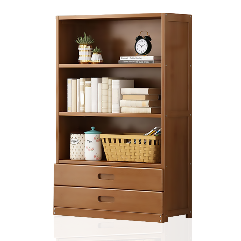 ชั้นวางหนังสือ ตู้หนังสือ ชั้นวางหนังสือตู้เก็บของ ชั้นไม้วางหนังสือ ชั้นไม้อเนกประสงค์ 4/5 ชั้น ประกอบง่าย มีการรับประกันสินค้า Genz ราคา 1,999 บาท*ส่งฟรี