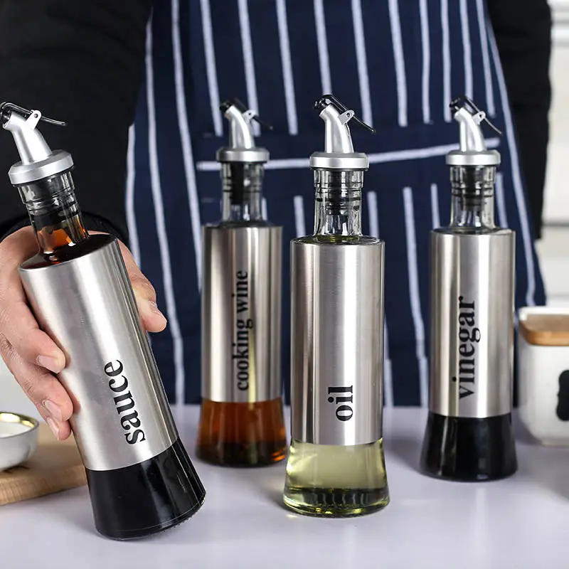 ขวดใส่เครื่องปรุง ขวดบีบใส่นมข้น ขวดใส่ซอส ขวดซอส สเปรย์น้ำมัน Oil Dispenser Bottle ขวดแก้วใส่น้ำมัน ขวดแก้วใส่ซอส ขวดน้ำมัน ขวดใส่น้ำมัน