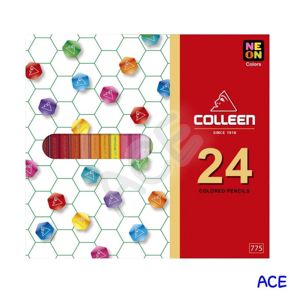 Colleen สีไม้คอลลีน 24สี รุ่น775(หัวเดียว)