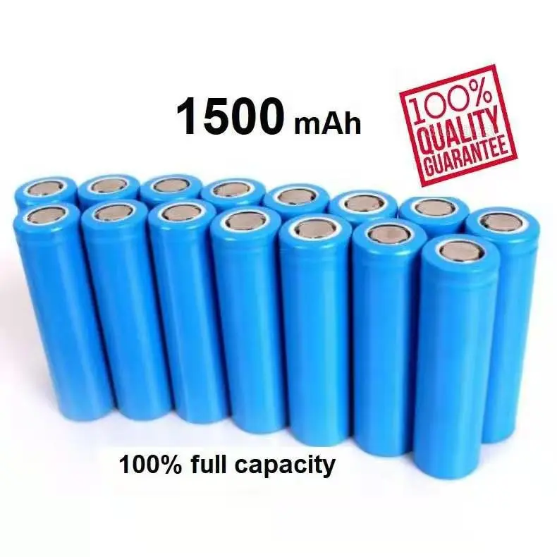 ถ่านชาร์จ 1200mAh/1500mAh 18650 3.7V  ถ่านใหม่ สด ความจุ แท้100%