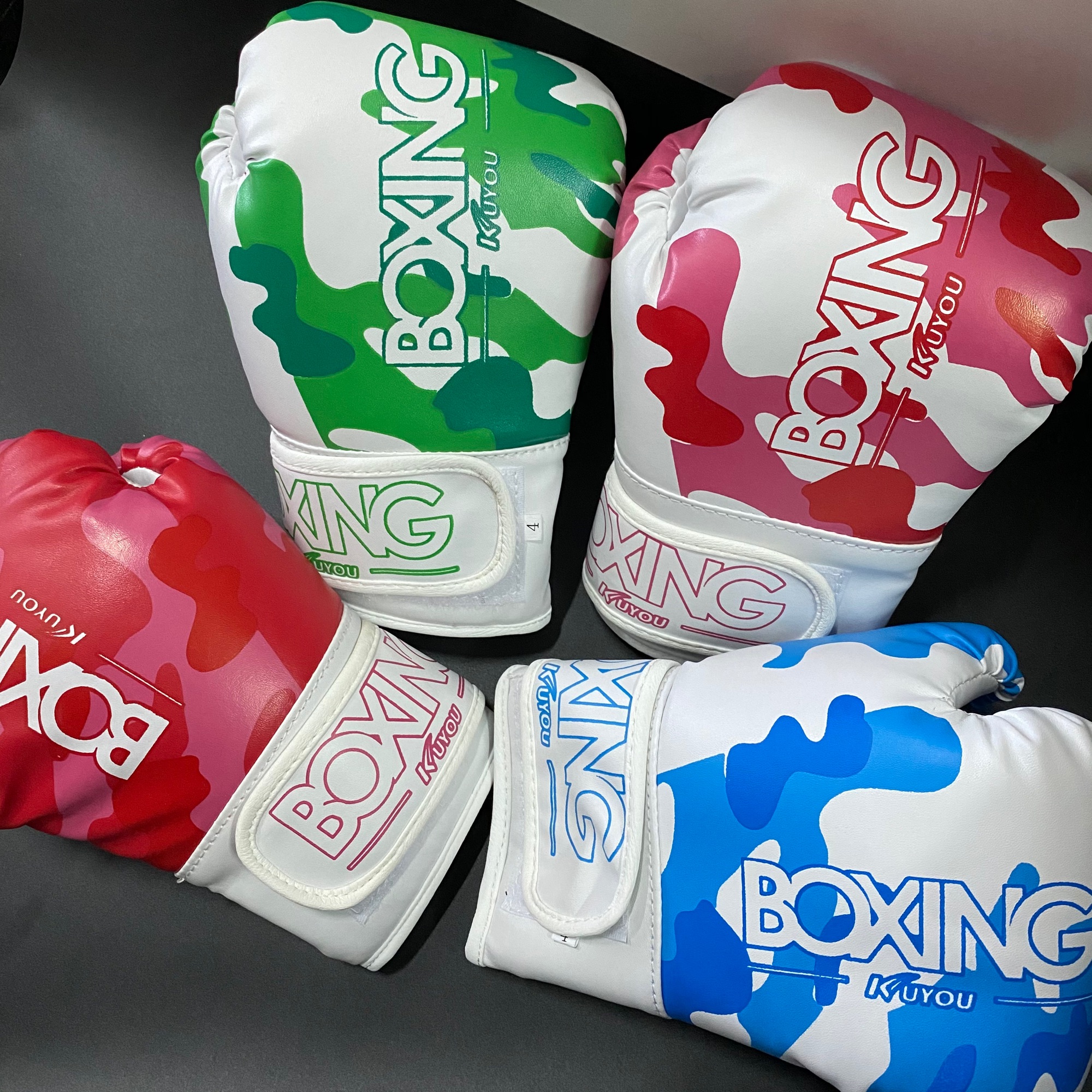 4ออนซ์ นวมเด็ก นวมชกมวยเด็ก 5-10ขวบ Boxing kids gloves  นวมชกมวย นวมมวย MMA นวม