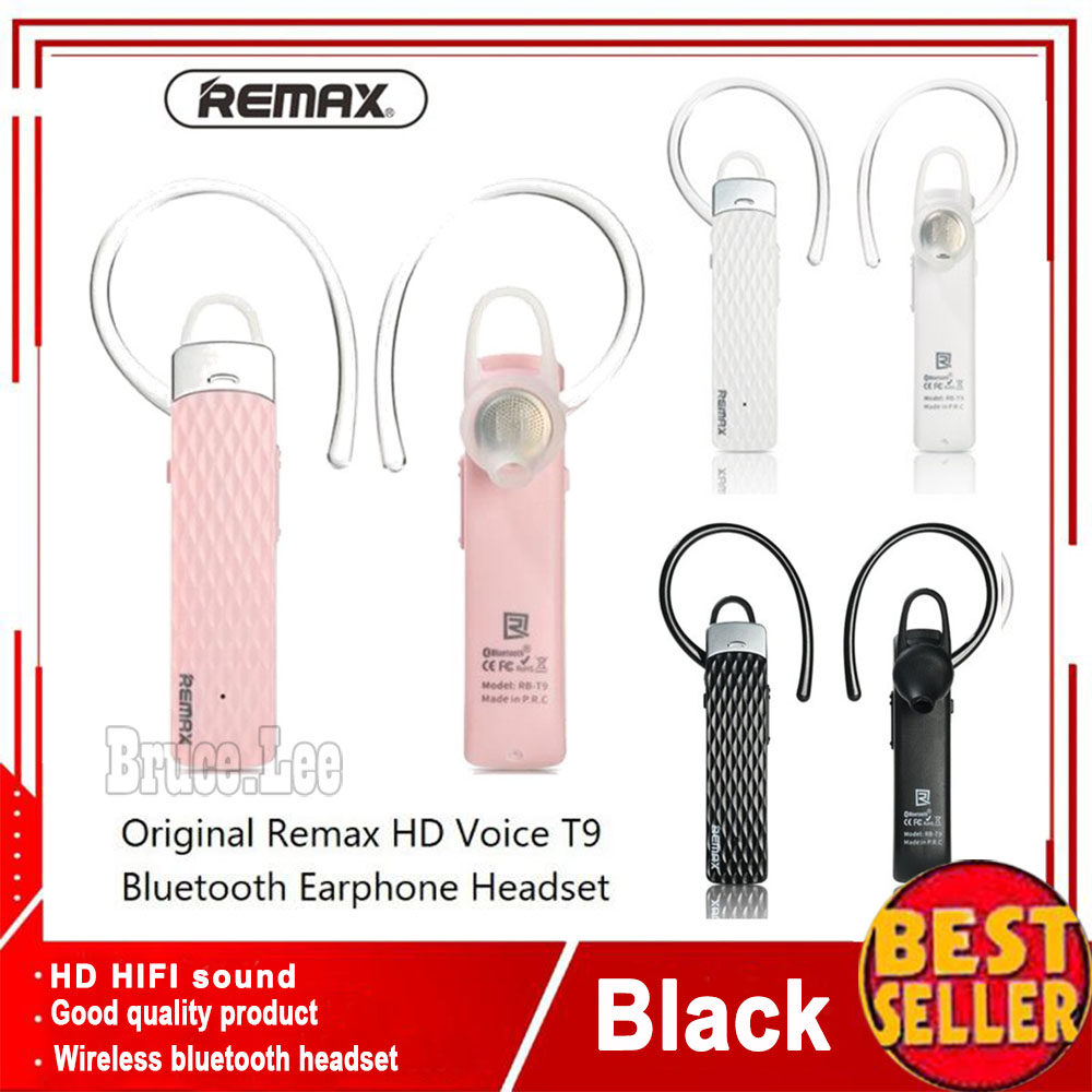 Remax หูฟัง ไร้สาย บลูทูธ Bluetooth 4.1 HD Voice Small talk รุ่น RB-T9