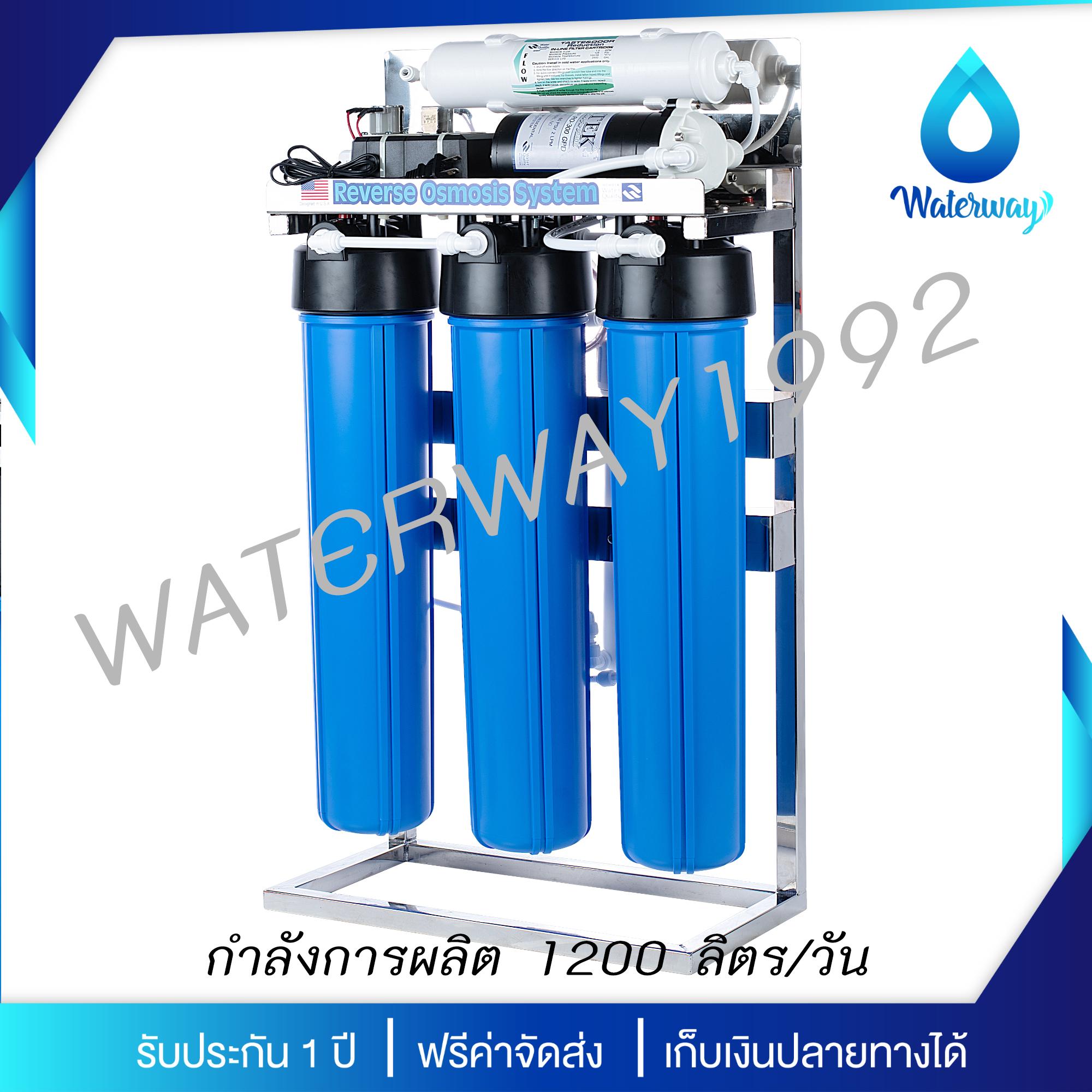 เครื่องใช้ไฟฟ้าภายในบ้าน Treatton มีบริการติดตั้ง เครื่องกรองน้ำ 5 ขั้นตอน รุ่น Ro 300 Gpd (1200 ลิตร/วัน) ใส่เฟรมได้ อุปกรณ์ครบชุด คุณภาพสูง ใช้ไฟฟ้า ทางน้ำ พ.ศ. 2535 ราคา 11,900 บาท*ส่งฟรี