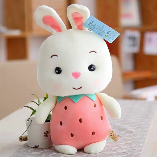 ตุ๊กตากระต่าย ตุ๊กตานุ่มนิ่ม กระต่ายน่ากอด สำหรับเป็นของเล่น ของขวัญ ขนาด 25-30 ซม. งานแท้ มีป้าย 1 ตัว
