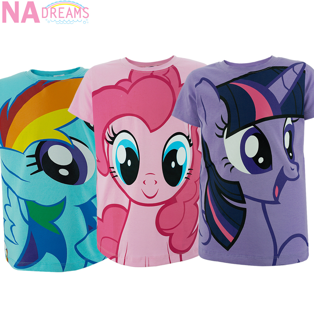 My Little Pony เสื้อยืดคอกลม เสื้อคอกลม ผ้าคอตตอนสแปนเด็กซ์ ลายโพนี่ จาก NADreams เนื้อผ้าเกรดดี นุ่มมาก ราคา 171 บาท*ส่งฟรี