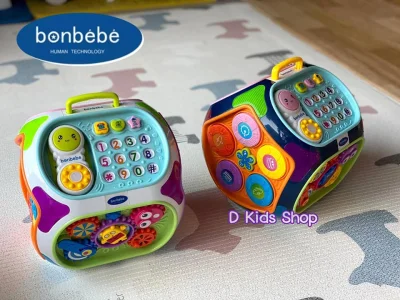 Bonbebe 7 in 1 Mini Edu-Cube กล่องกิจกรรมเด็ก กล่องกิจกรรม7ด้าน