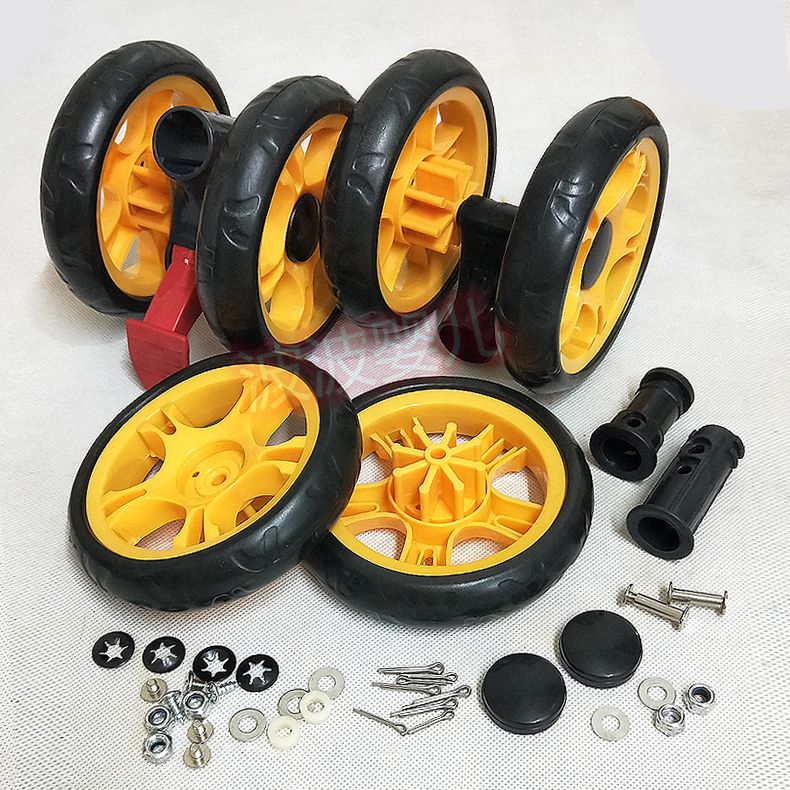 Artificial Rattan Stroller Wheels, Silent Wheels, Foam Wheels, Universal Wheels, Baby Stroller Wheels, Baby Stroller Wheels, Wheels