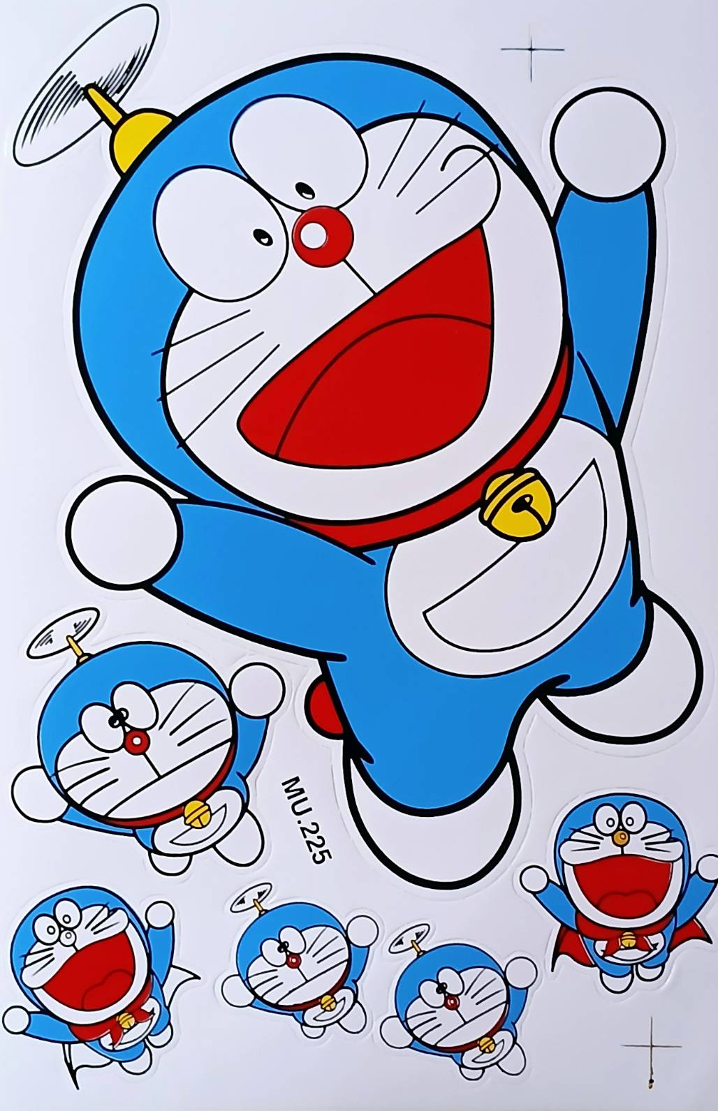 #สติ๊กเกอร์โดเรม่อน #สติ๊กเกอร์ลายการ์ตูน ( ขนาด 17.50 X 26.50 cm.)