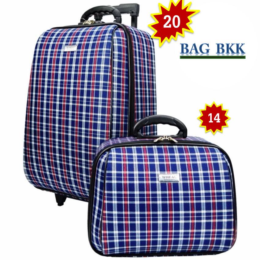 BAG BKK Luggage กระเป๋าเดินทางล้อลาก ระบบรหัสล๊อค ขนาด 20 นิ้ว/14 นิ้ว Scott  Classic Code F7704-20