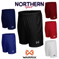 กางเกงกีฬาขาสั้น WARRIX กางเกงฟุตบอล เอวยางยืด มีเชือก ปักโลโก้ FBA009 WP-1509